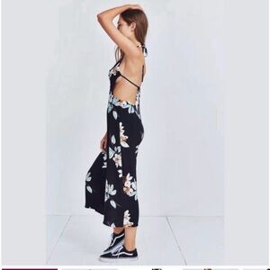 Kimchi Blue Black Floral Jumpsuit